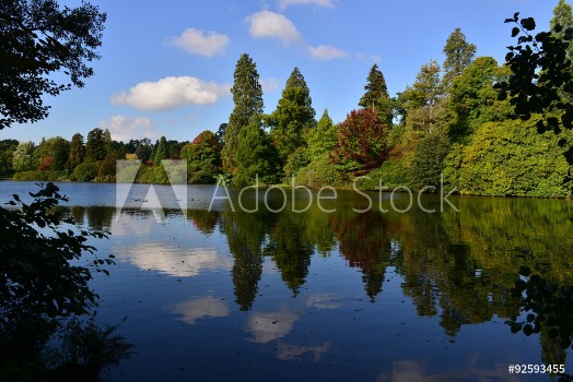 Picture of An English country estate in Autumn